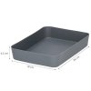 pol pl Pojemnik do szuflady 26x18cm wielofunkcyjny wklad organizer szary 30709 6