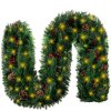 eng pl Christmas tree garland 2 7m HQ with Ruhhy 22325 lights 17011 8