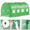 pol pl Folia na tunel ogrodowy 4x2 5x2 m zapasowe poszycie na szklarnie UV 4 140gs m zielone 34976 14