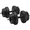 Jednoručný nakladací set 2x10 kg SONGMICS - SYL20HV1