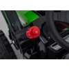 Zelený detský traktorový bager na batérie + pohyblivé rameno + diaľkové ovládanie + pomalý štart + FM rádio + LED