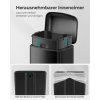 Odpadkový kôš 30 l SONGMICS LTB01BK