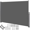 131439 aw0002 markiza boczna 300 x 160 cm ciemno szara M1