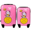 Sada detských kufrov Wings Ružový Astronaut S+XS
