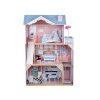 Krásny dvojposchodový veľký drevený domček pre bábiky s nábytkom ZA5458