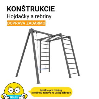 Či už zábava alebo pohyb, tak toto je riešenie pre záhradu! 🏡 Navyše DOPRAVA ZADARMO 👉 Tufi.sk #záhradnáhojdačka #rebriny...