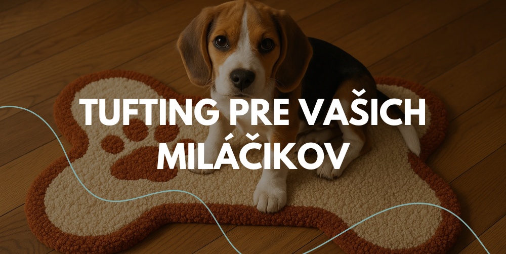 Tuftovaný koberček pre maznáčika: DIY návod krok za krokom