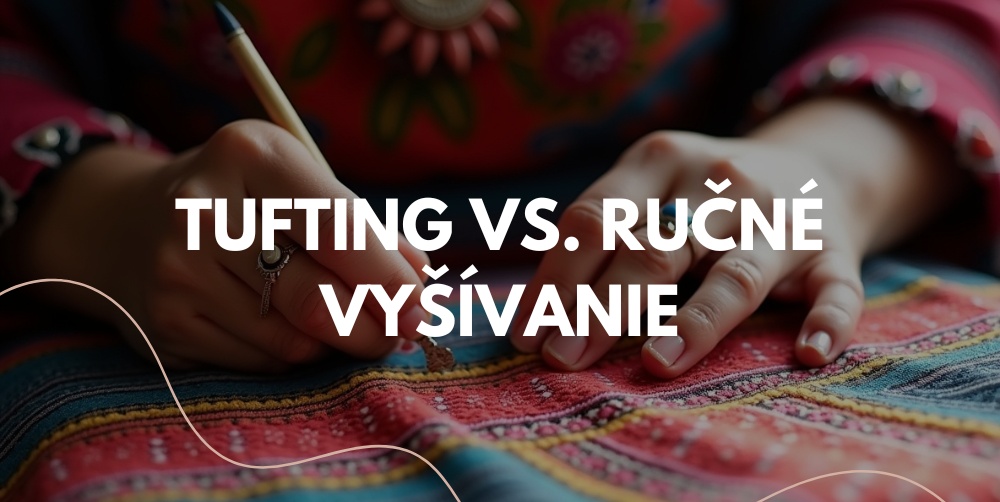 Rozdiel medzi tuftovaním a výšivkou: čo si vybrať a prečo