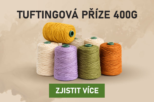 Tuftingová příze 400g