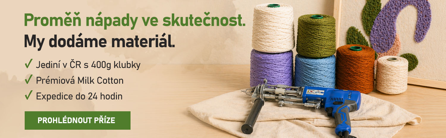 Tuftingové příze 400g