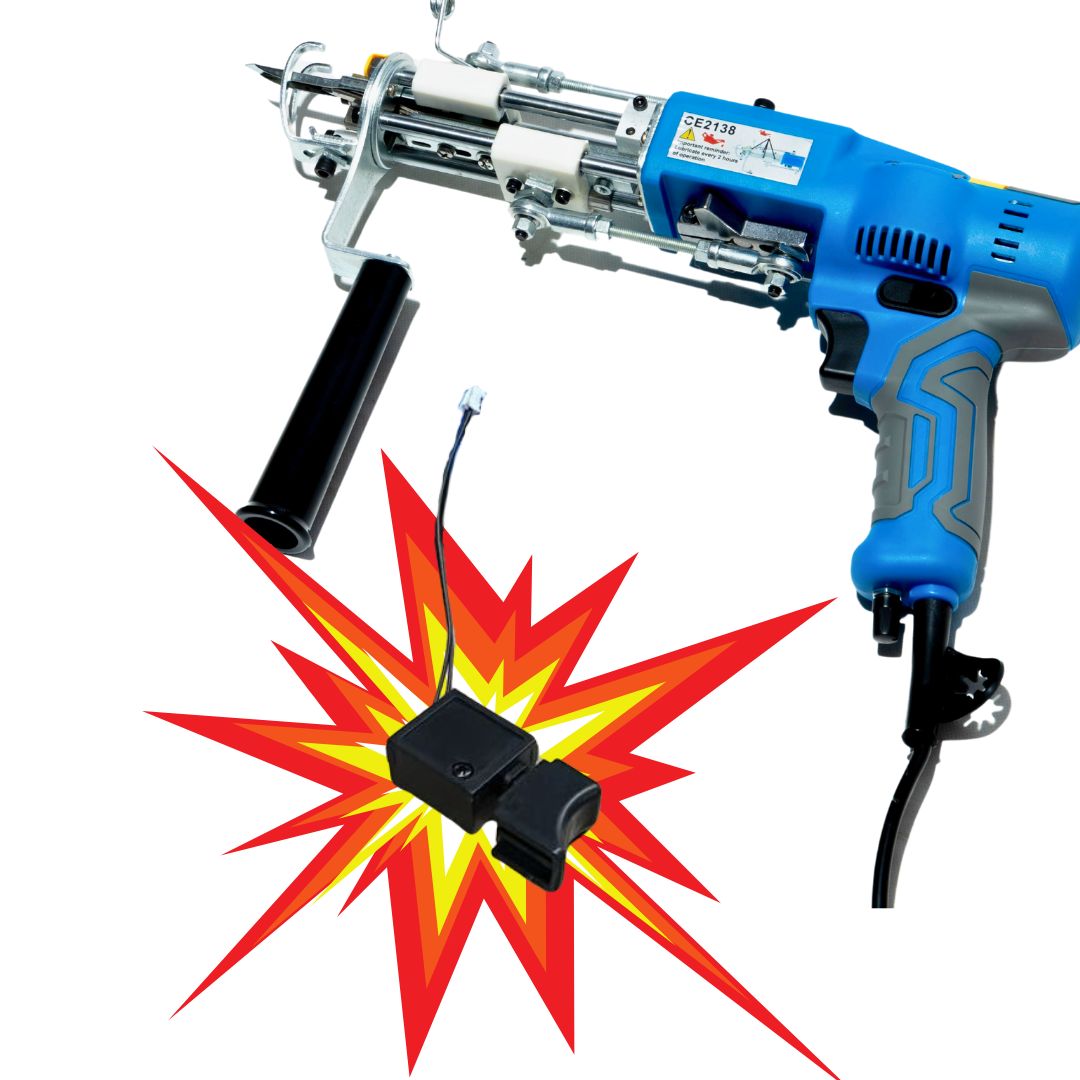 Pistolet do tuftingu AK-V – naprawa problemu z samostrzałem