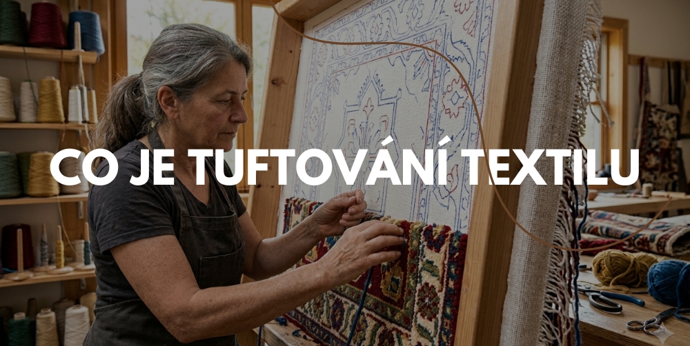 Co je tuftování textilu? Historie, technika a moderní využití