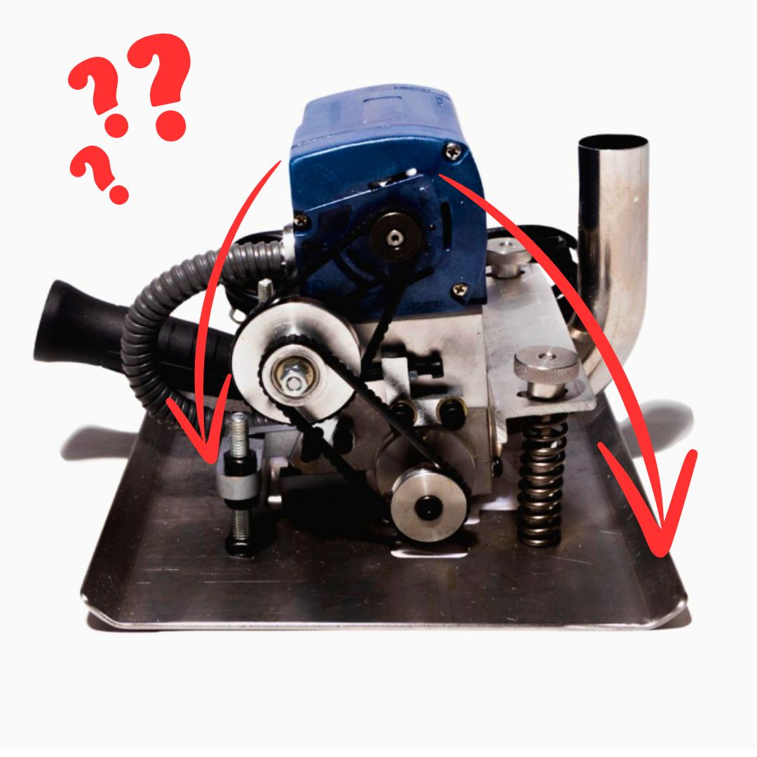 How to change trim height of carpet flat trimming machine?