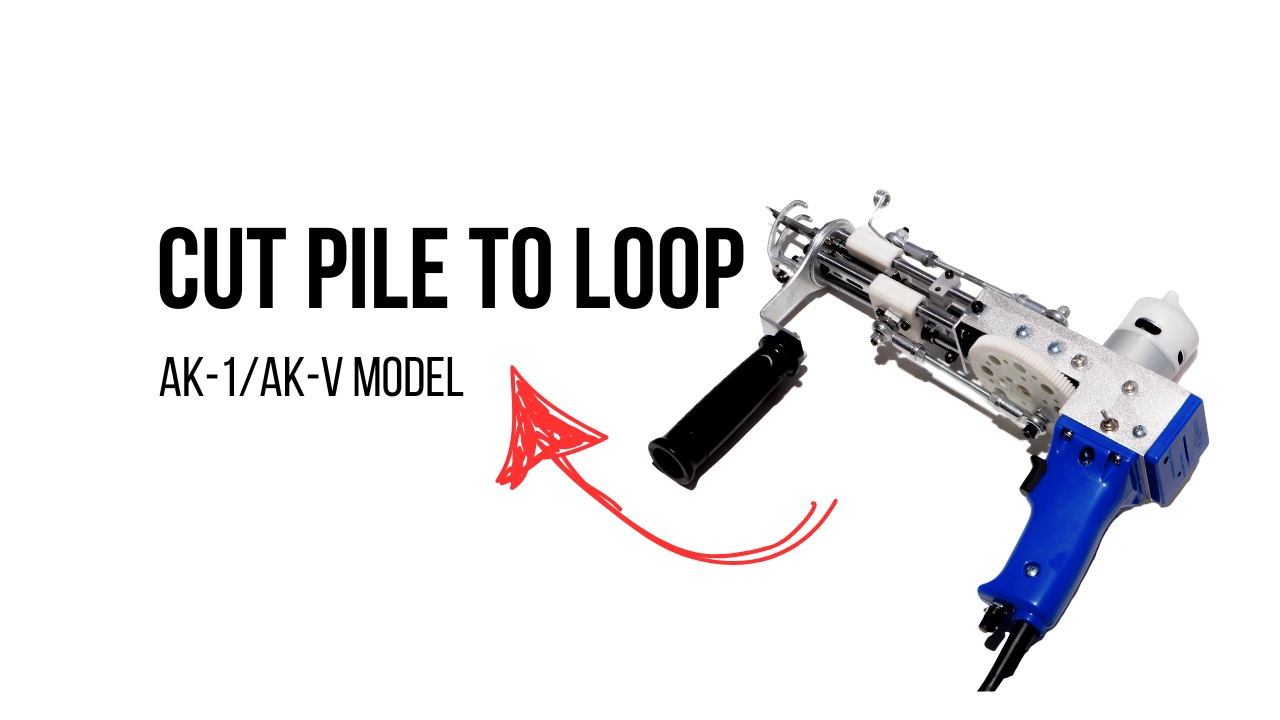 How to switch from cut pile to loop pile