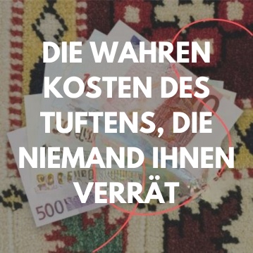 Die wahren Kosten des Tuftens, die niemand Ihnen verrät