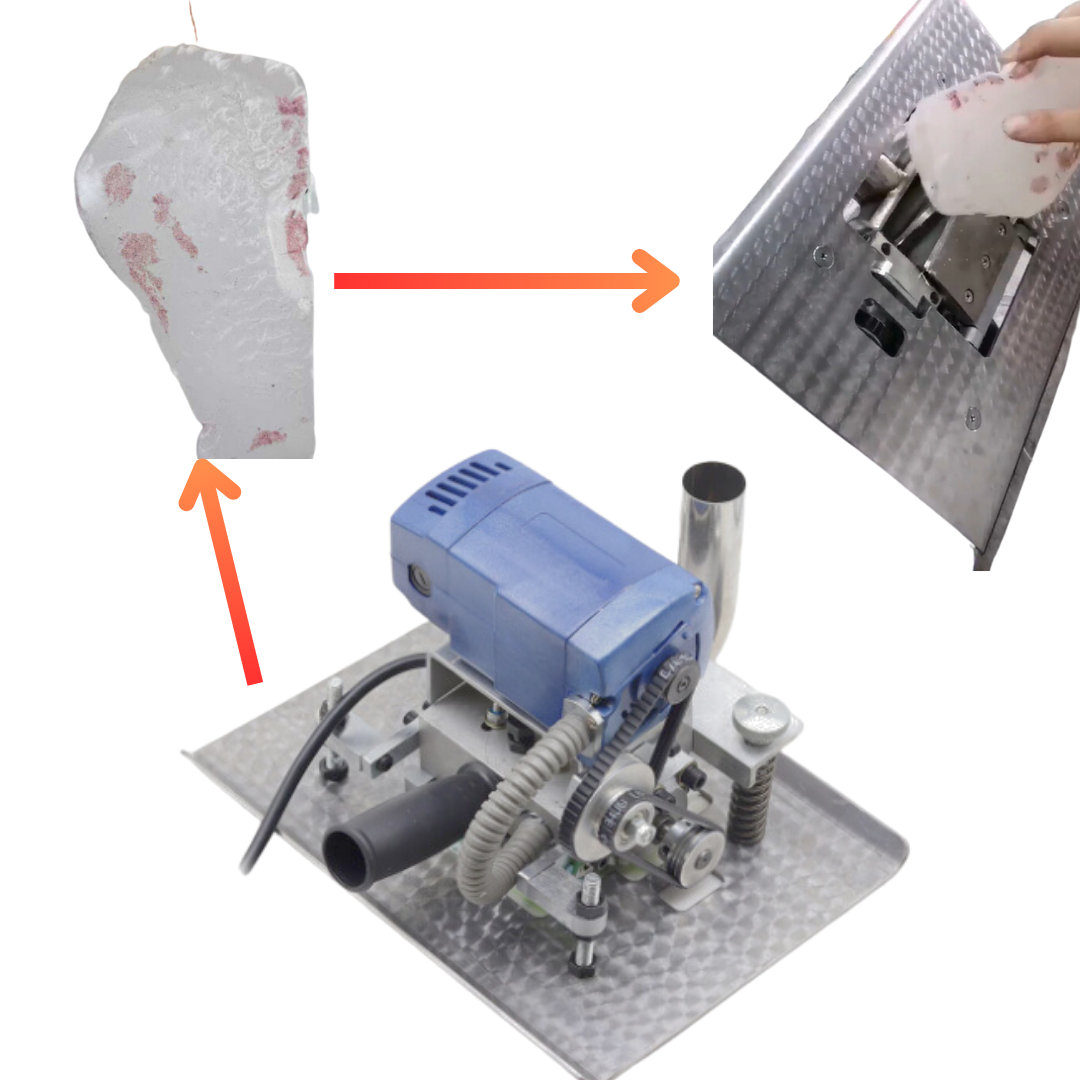 Maintenance of flat shearing machine