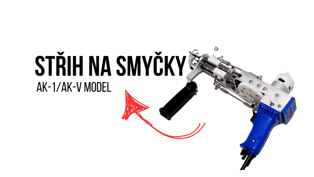 Jak přepnout tuftovací pistoli ze střihu na smyčky