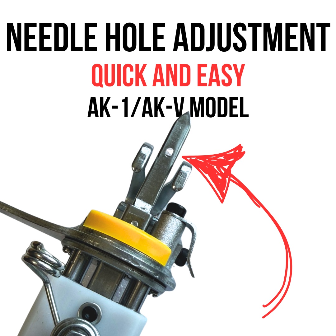 How to Adjust the Needle Hole on Your Tufting Gun (AK-V & AK-1)