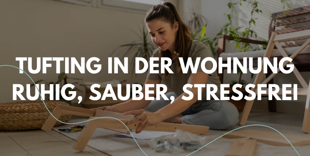Tufting in der Wohnung – leise, sauber und nachbarschaftsfreundlich arbeiten
