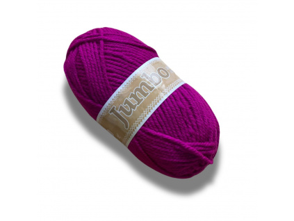 Pletací příze Jumbo 100 g - (947) Tmavý cyklamén