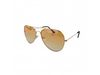 Sluneční Brýle Aviator - Oranžové