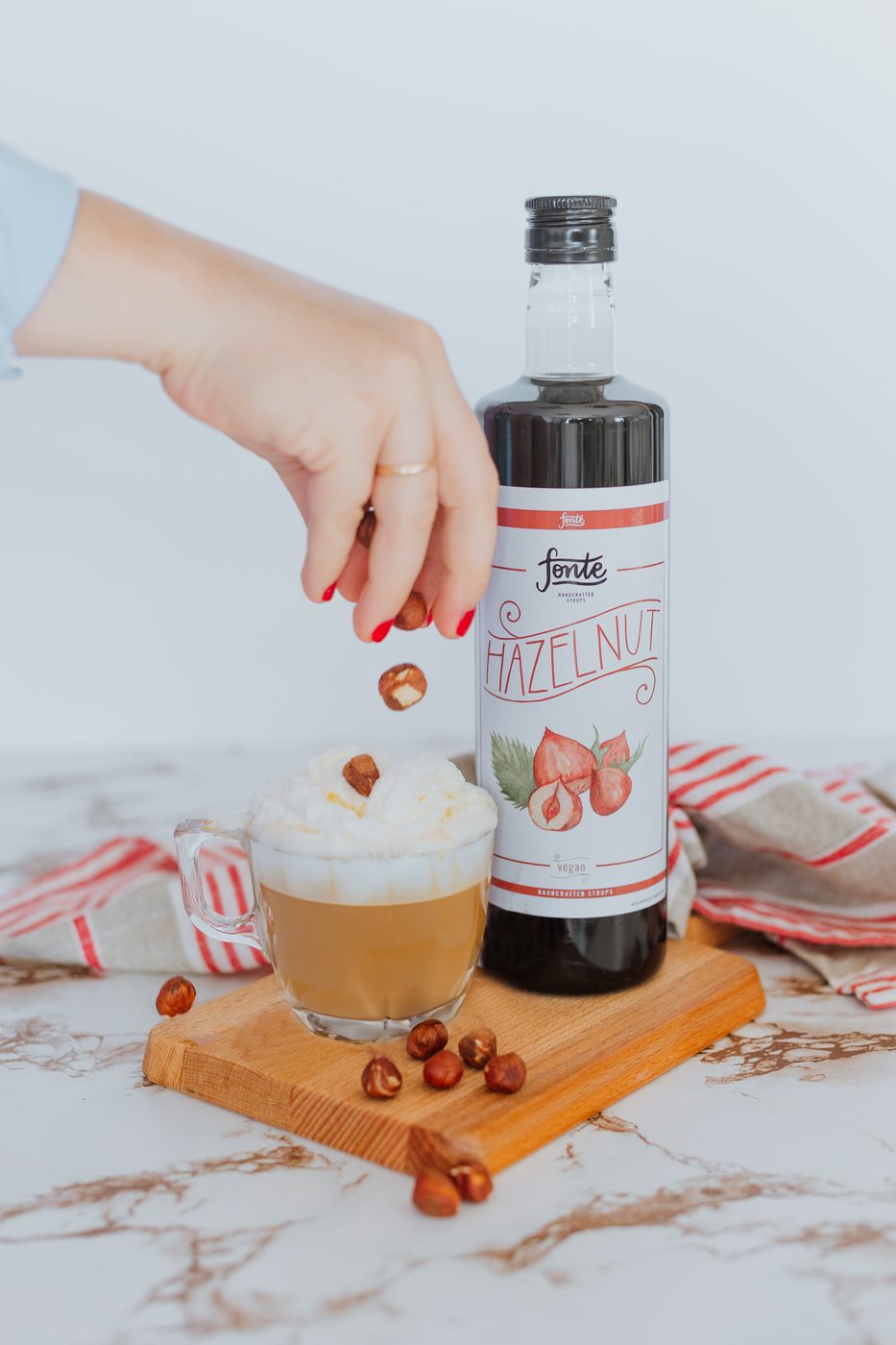 Fonte sirup Lískový oříšek - Bez cukru 750 ml