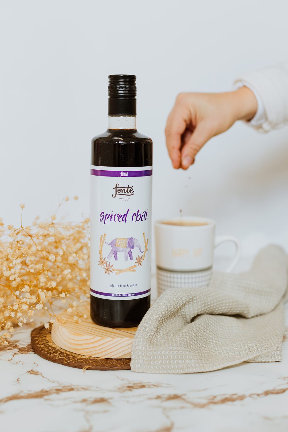 Fonte sirup Spiced Chai 750 ml