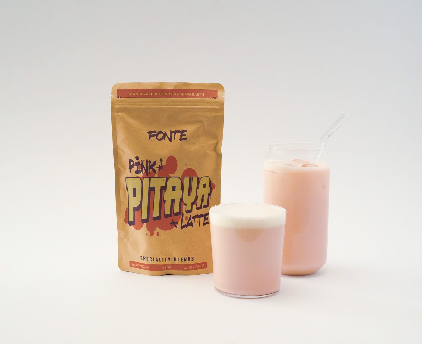 Fonte Pink Pitaya Latte 225 g