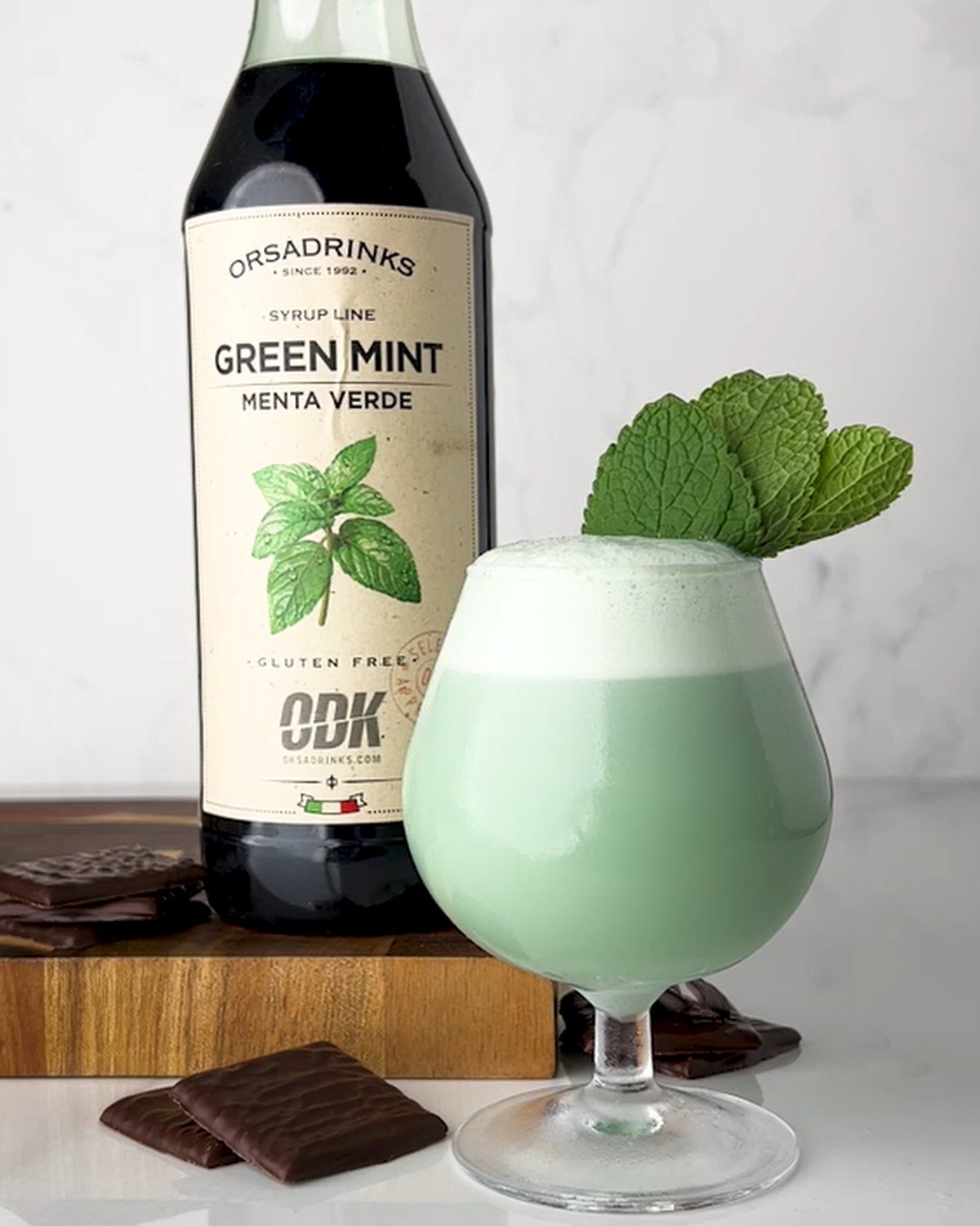 After Eight — krémový čokoládovo-mátový koktejl