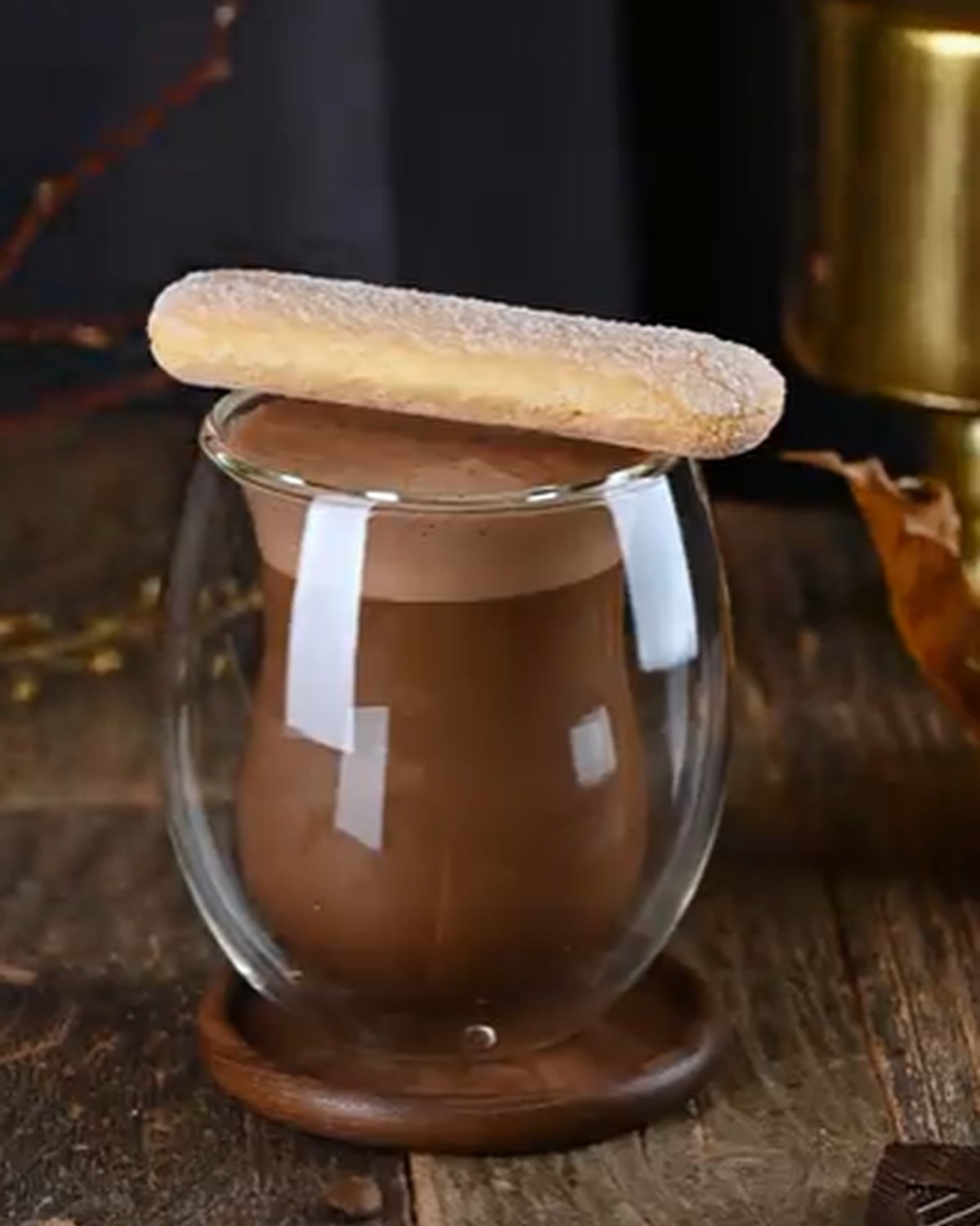 Amaretto Hot Chocolate — horká čokoláda s amarettem a espressem