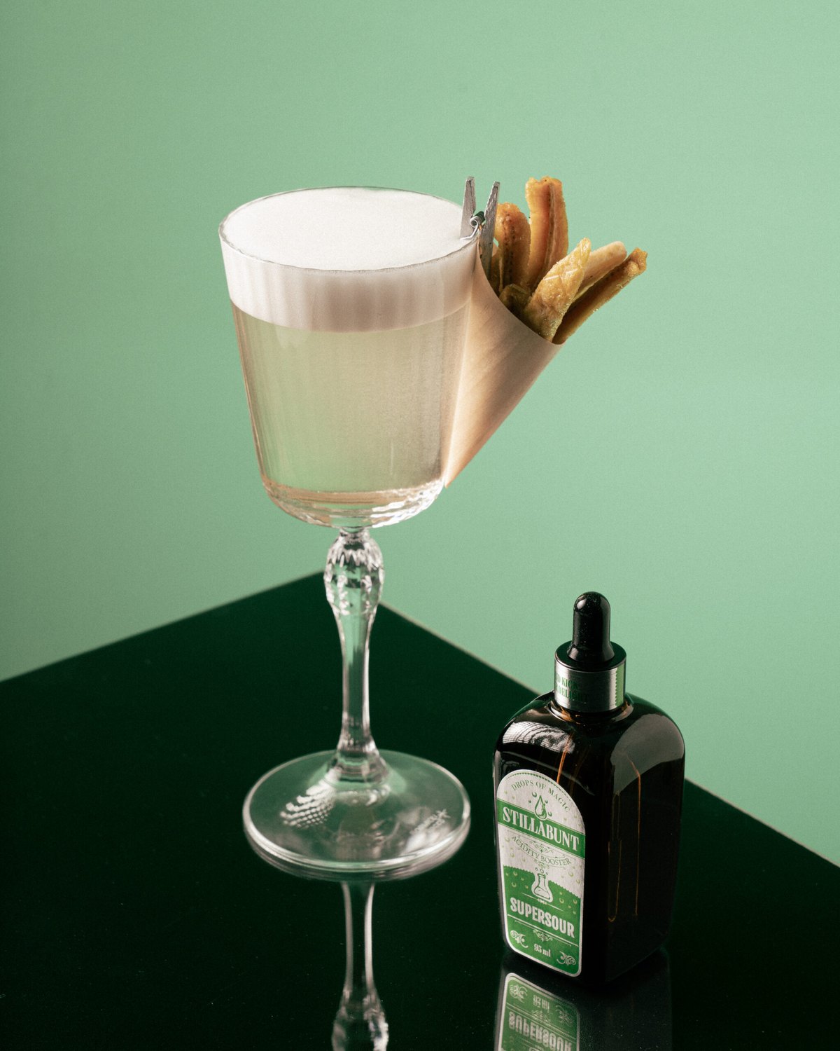 Banana Daiquiri — banánový daiquiri s krémovou pěnou
