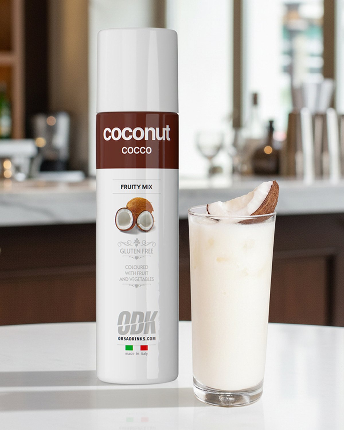 Coco Fuel — kokosový osvěžující drink s mlékem a ledem
