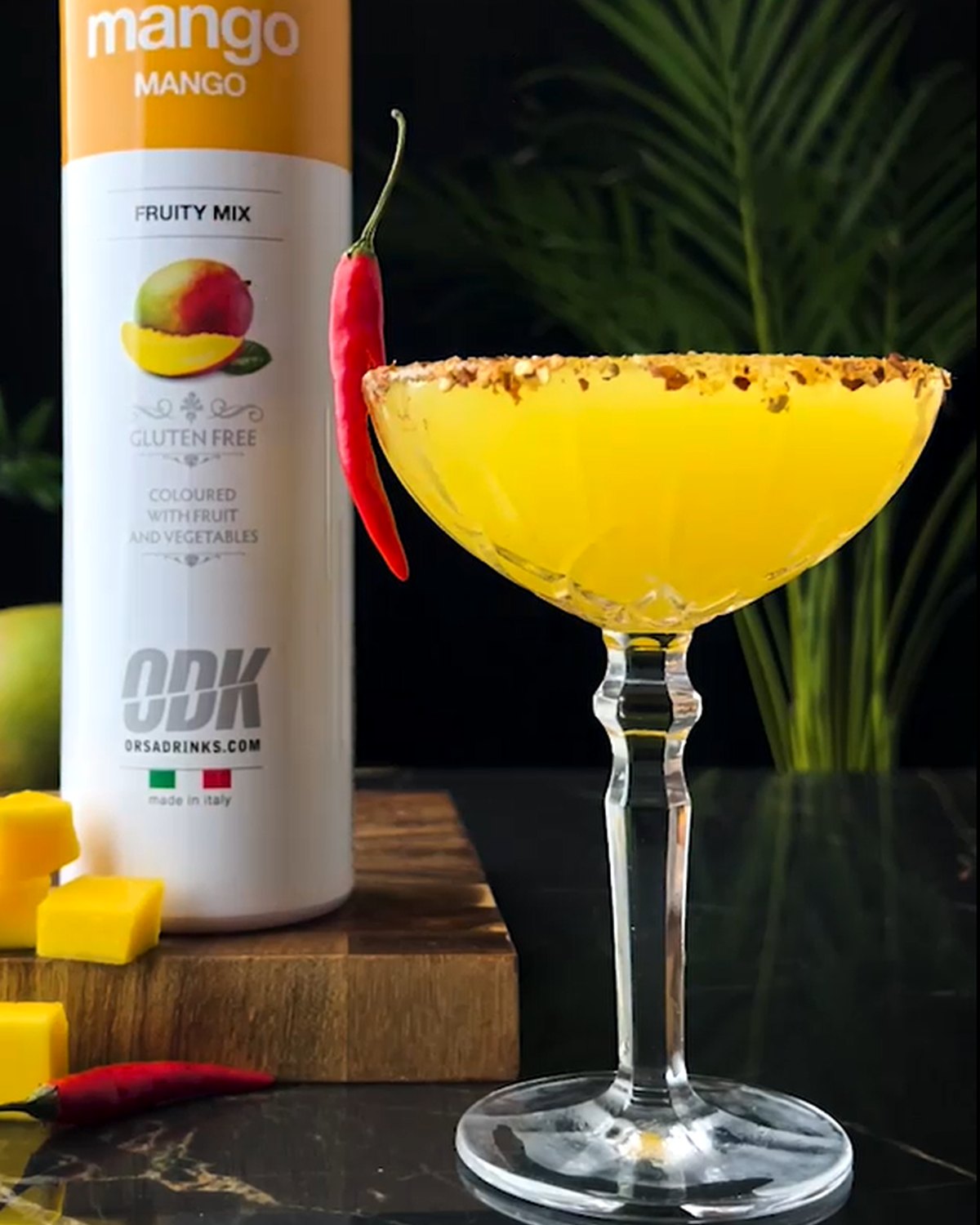 Mango Chili Margarita — ovocná margarita s mangem a chilli