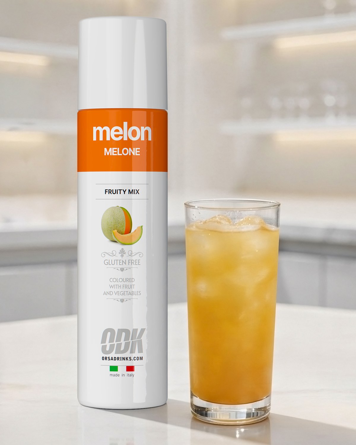 Melon Mirage — perlivý nealko drink z vodního melounu s ledem