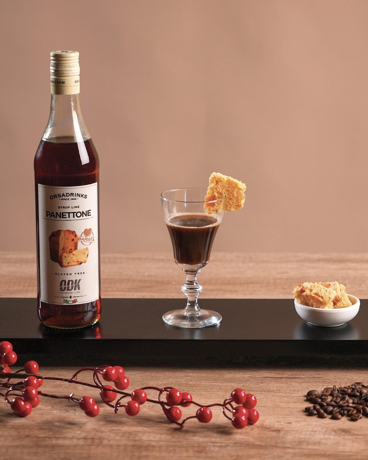 Merry Christmas — hřejivý vánoční drink s panettone a espressem