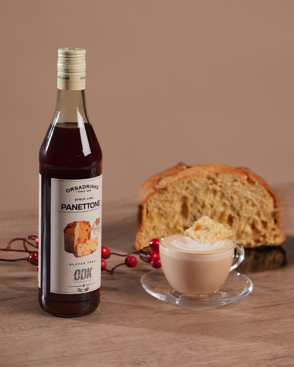 Panettone Cappuccino — sváteční cappuccino s napěněným mlékem