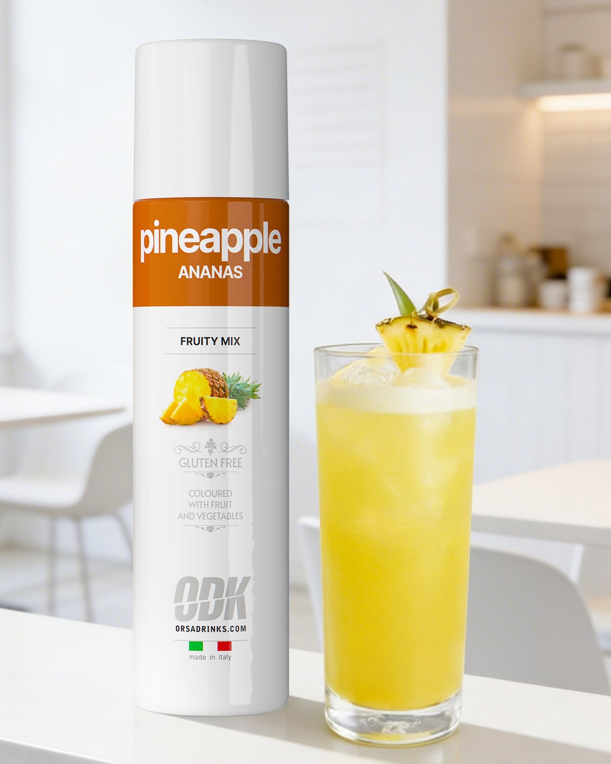 Pineapple Sunlight — nealko ananasový drink s perlivou vodou