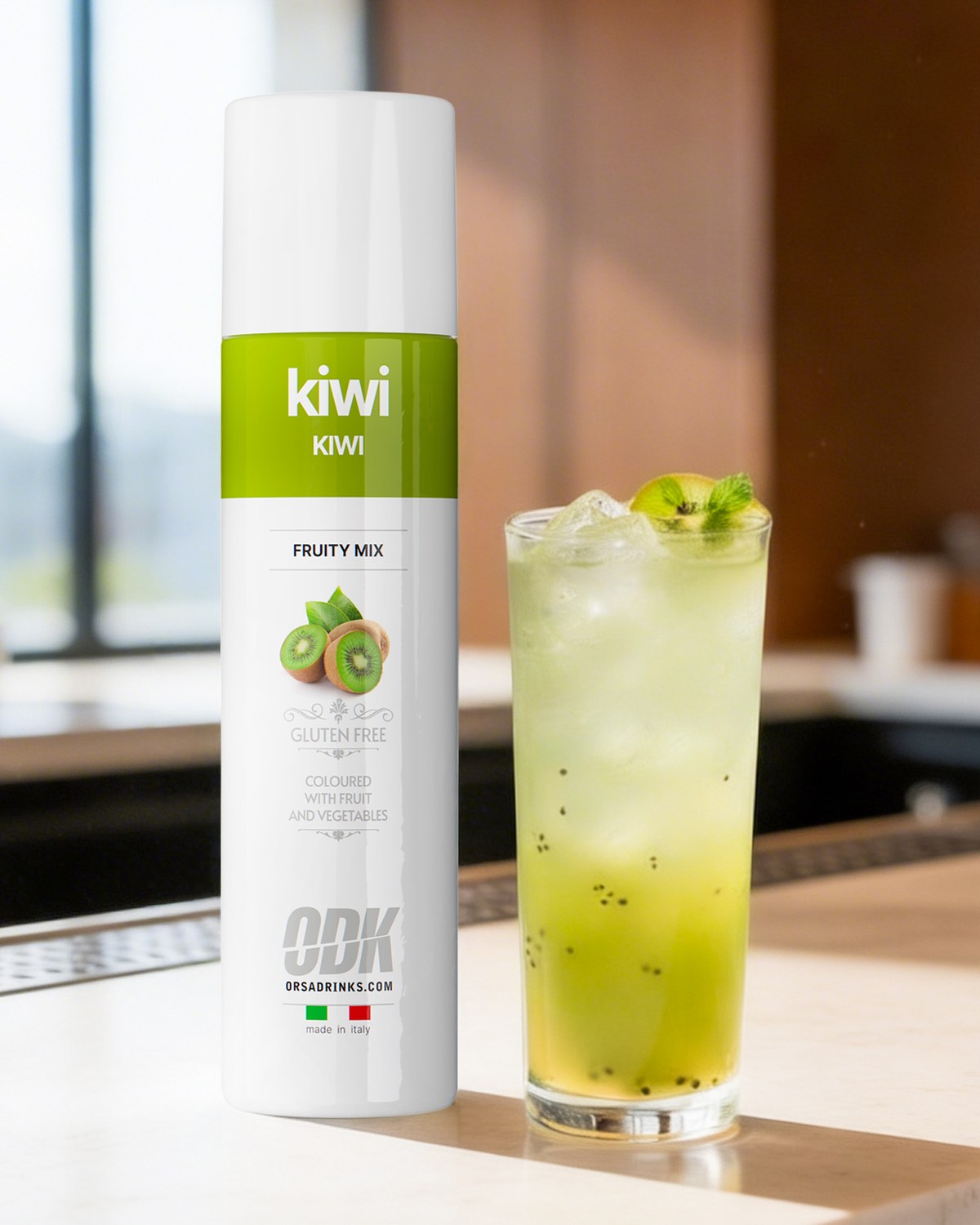 Sparkling Kiwi — letní limonáda s kiwi