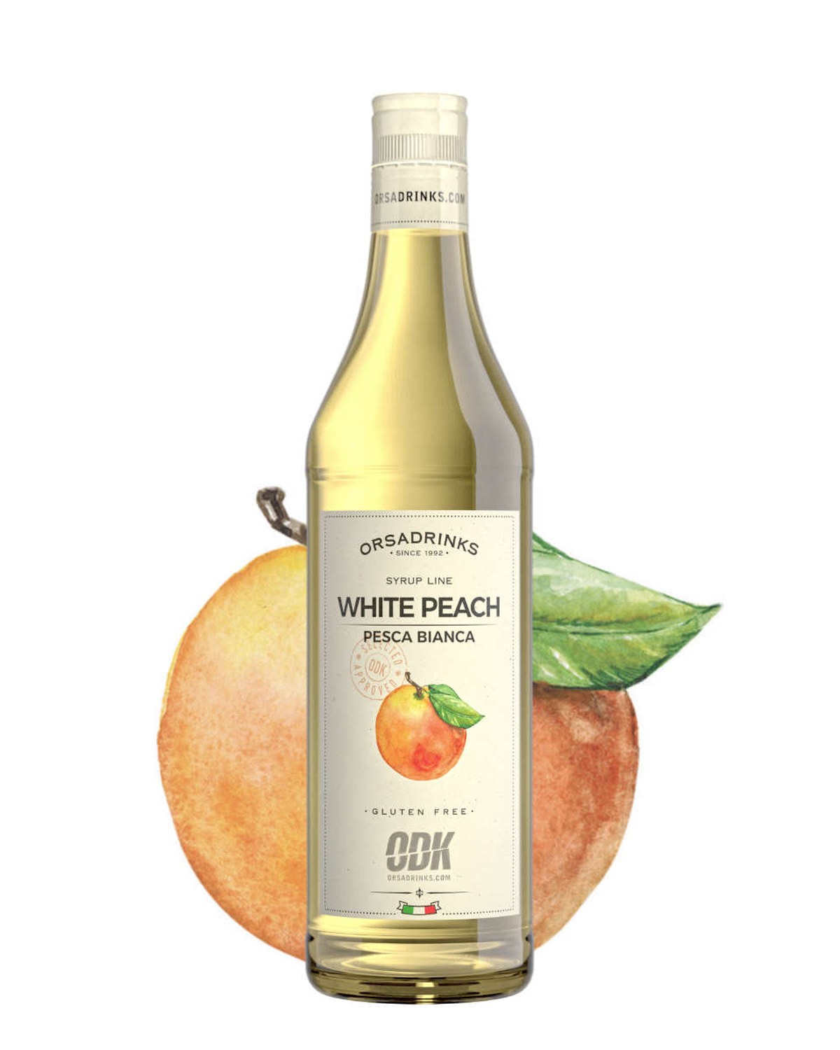 White Peach limonáda — letní limonáda s bílou broskví