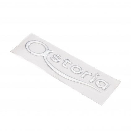 ASTORIA - nálepka logo stříbrné/chromové
