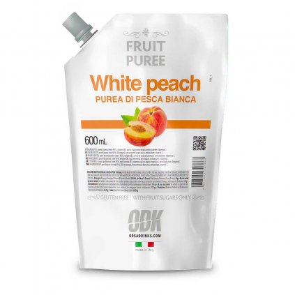 ODK FruityPuree Bílá broskev 600 ml