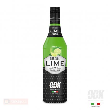 odk sour cordial lime limetkovy juice
