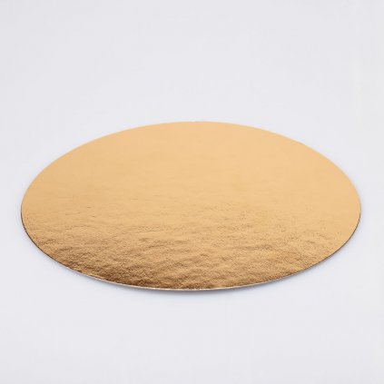 Podložka pod dort 28 cm zlatá