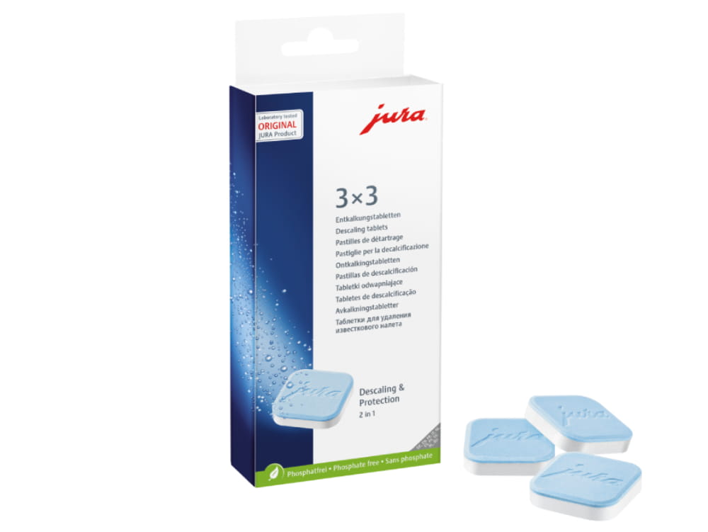 Jura 2-fázové odvápňovací tablety 3x3 ks