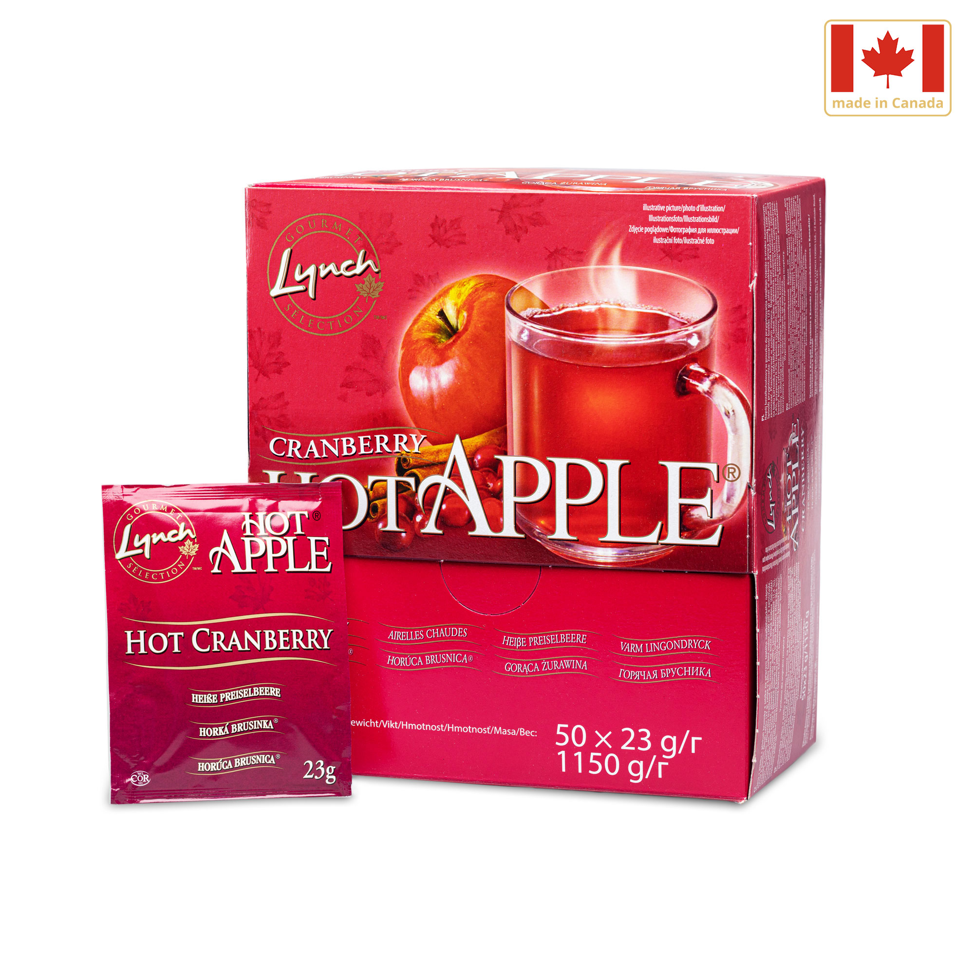 Hot Apple Horká brusinka 50 × 23 g