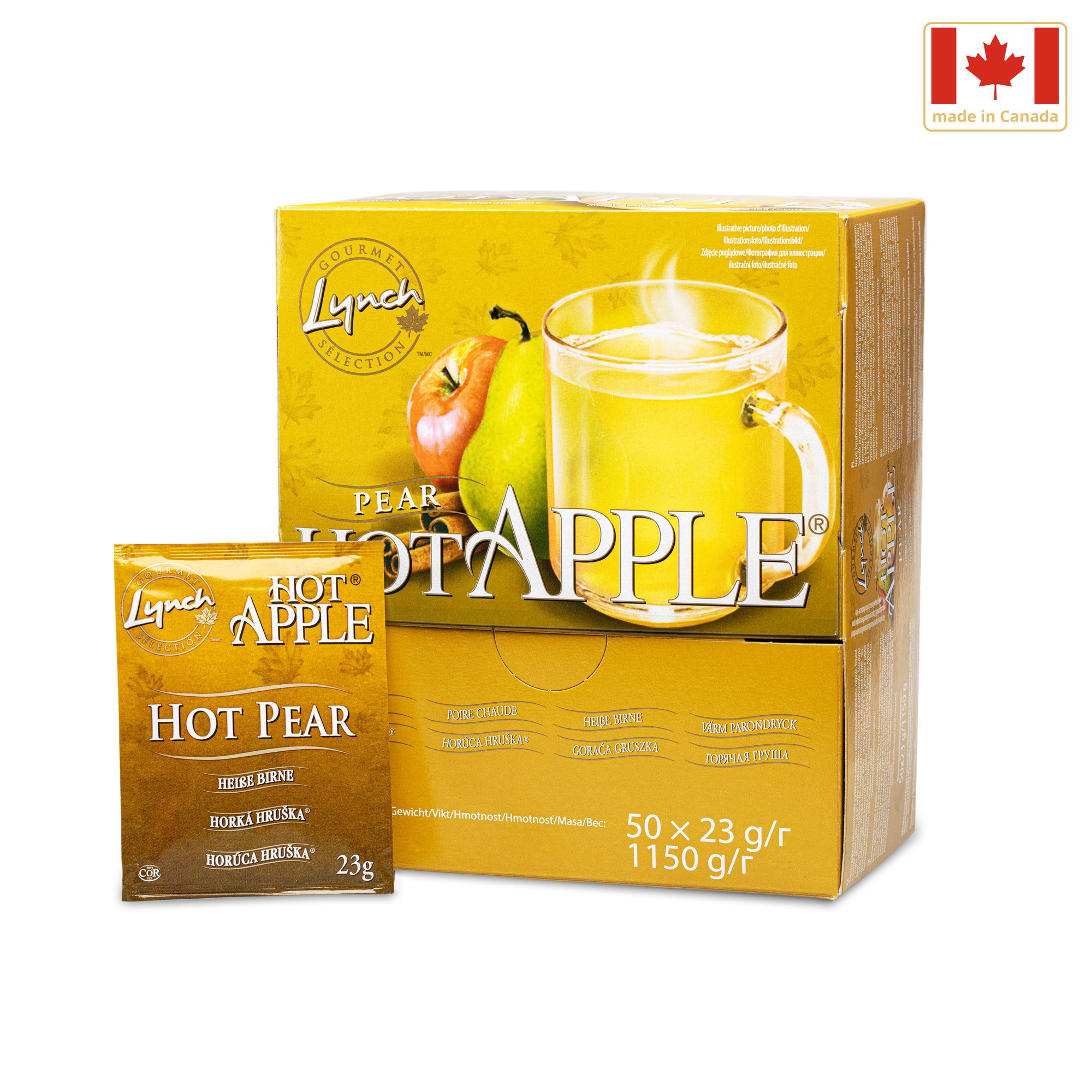 Hot Apple Horká hruška 50 × 23 g