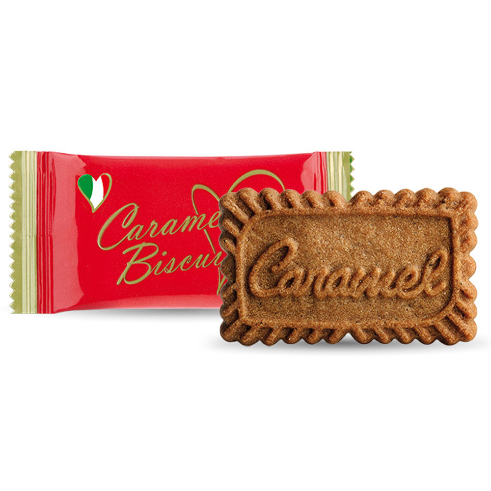 Caramel, sušenka ke kávě v sáčku