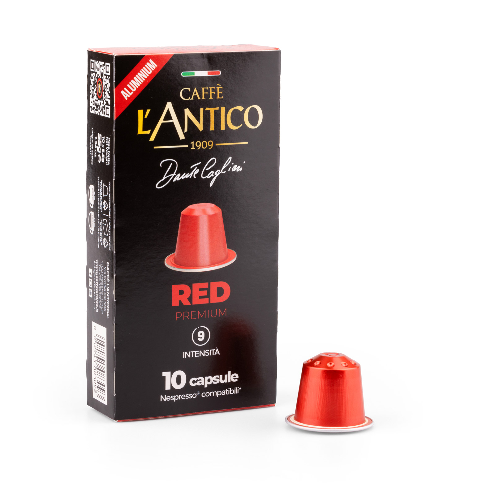 Kapsle L'Antico Premium edition 9 Red