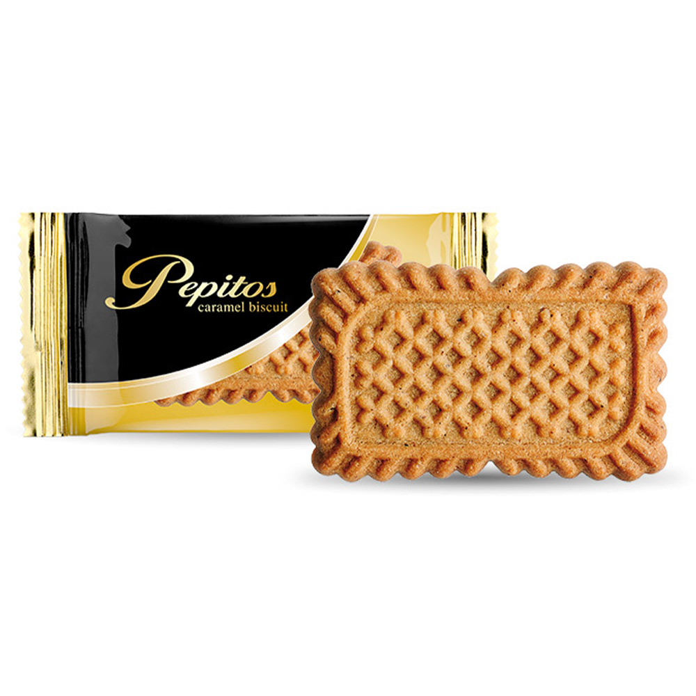 Pepitos, sušenka ke kávě v sáčku