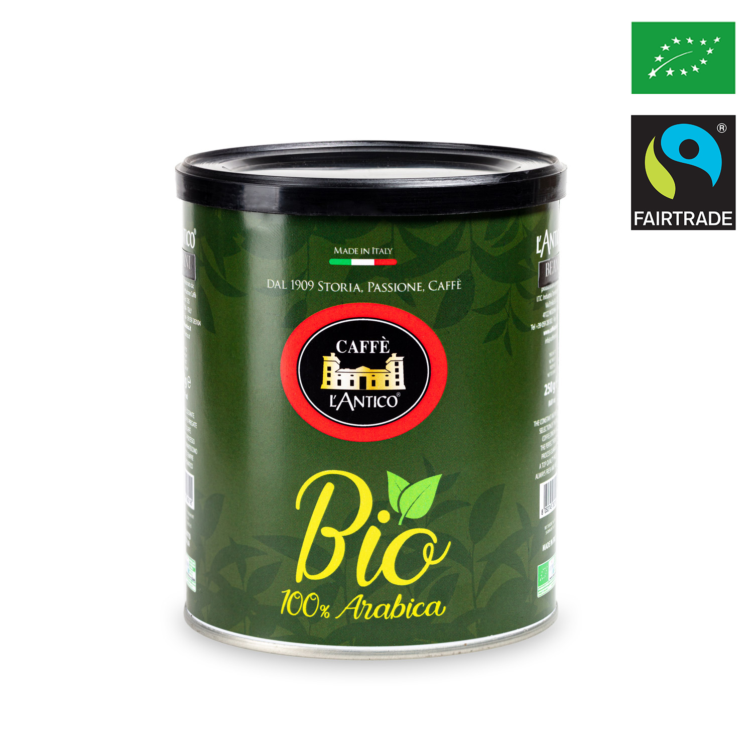 BIO 100% Arabica mletá 250 g